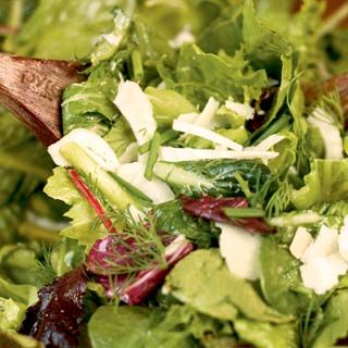 Mixed Green Salad with Fennel, and Fresh, Herbs