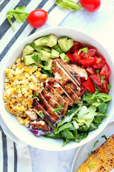 Grilled Chicken, Salad, Recipes